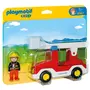 PLAYMOBIL 6967 - 1.2.3 - Camion de pompier avec échelle pivotante 
