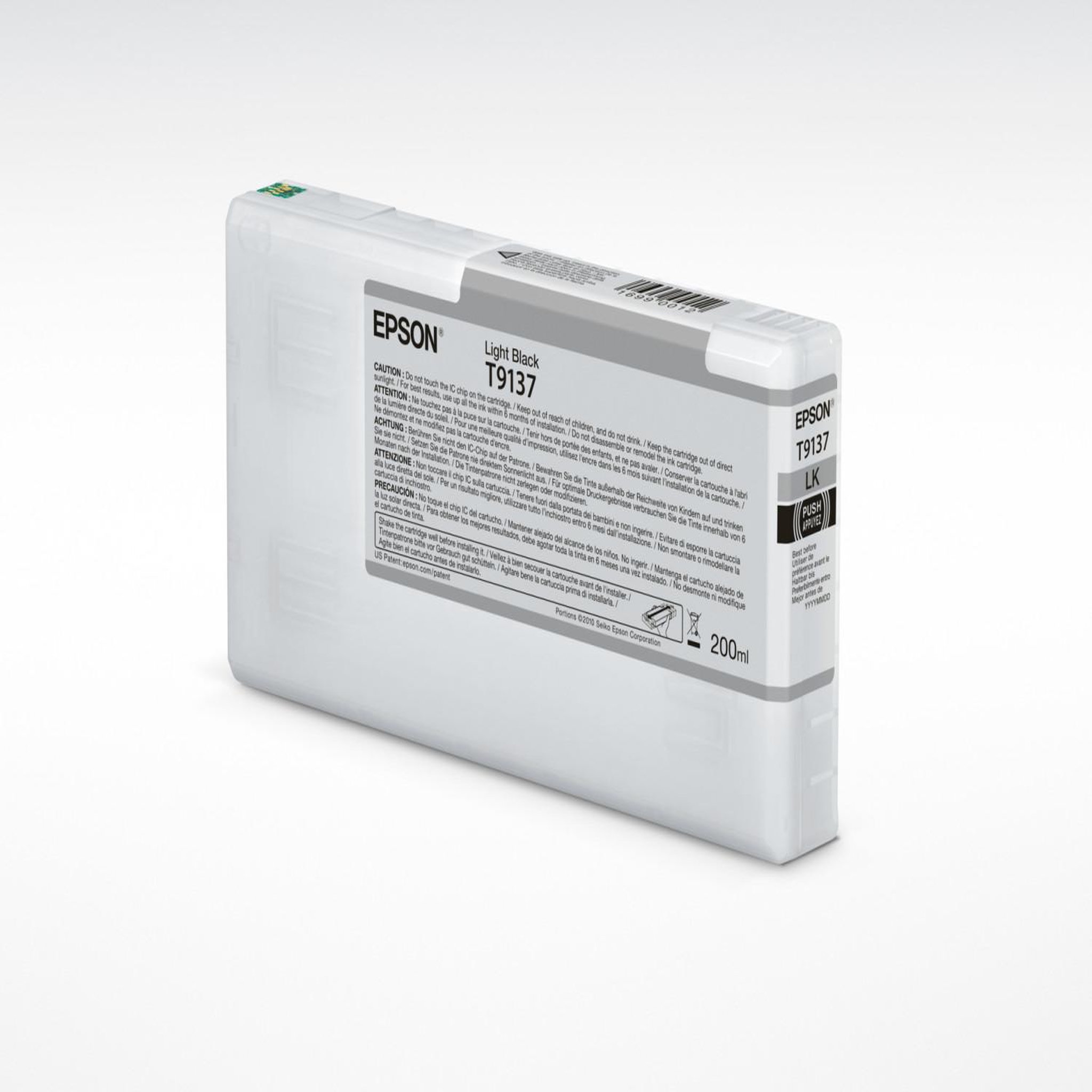 Voir la diapositive 2 : Epson Cartouche d'encre Epson T9137 Light Black 200 ml