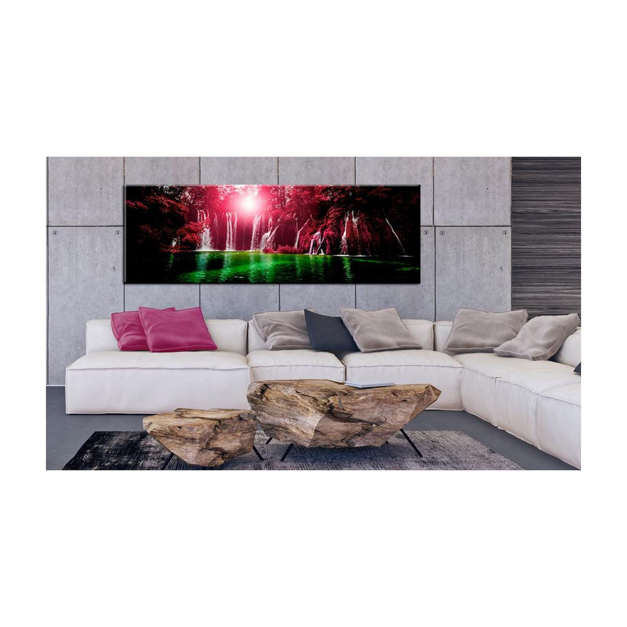 Voir la diapositive 2 : Paris Prix Tableau imprimé  ruby waterfalls