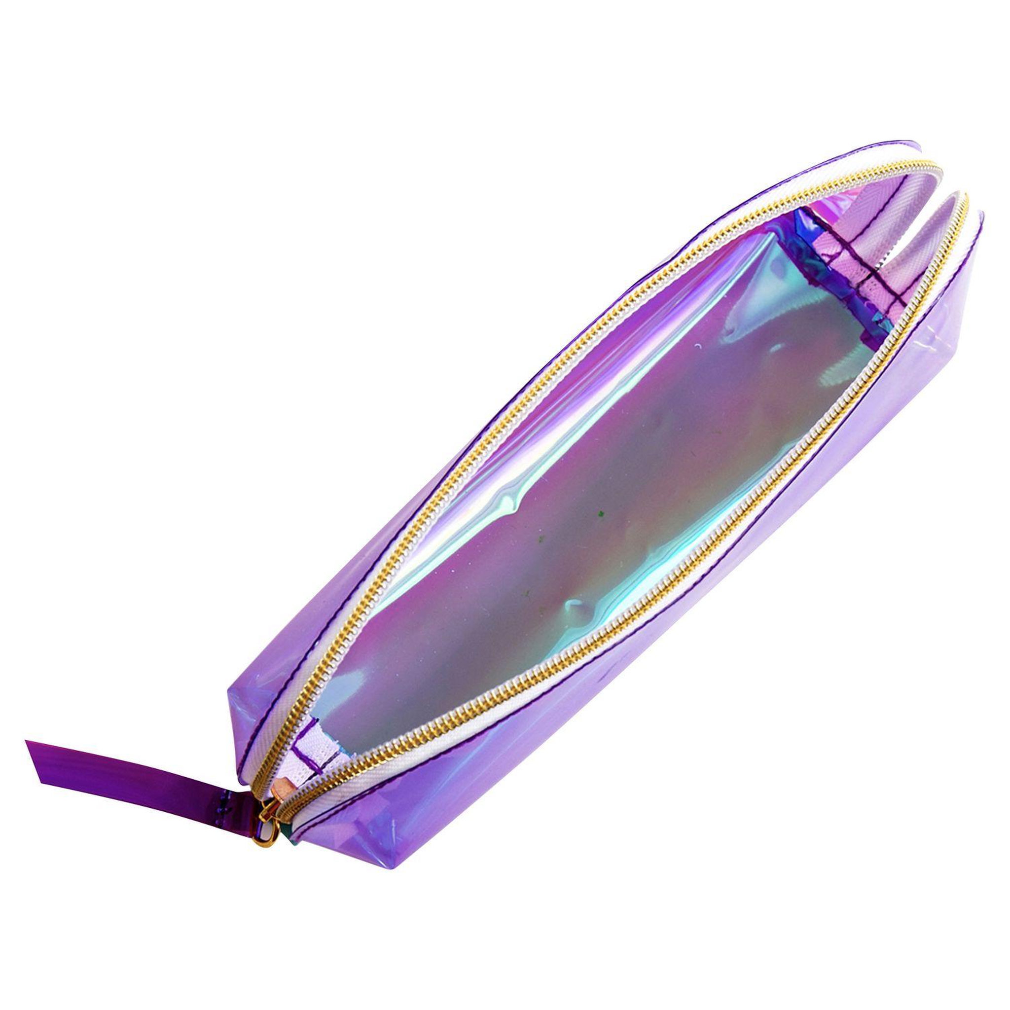 Voir la diapositive 4 : AUCHAN Trousse bateau iridescente PVC