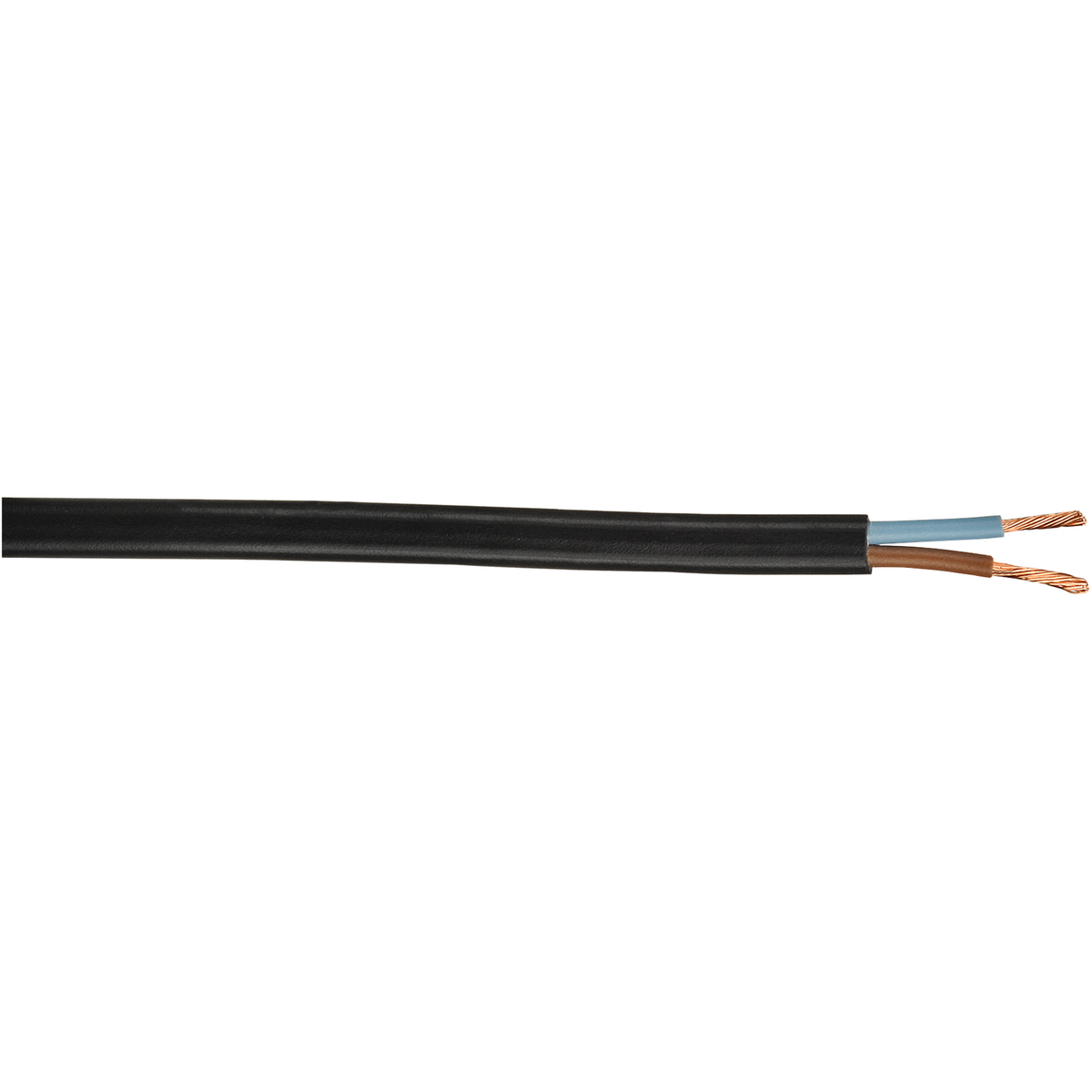 CENTRALE BRICO Câble électrique 2 X 0.75 mm² h03vvh2-f L.15 m, noir.