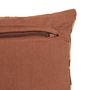 Voir la diapositive 2 : ATMOSPHERA Coussin Déco Brodé  Hary  35x75cm Marron