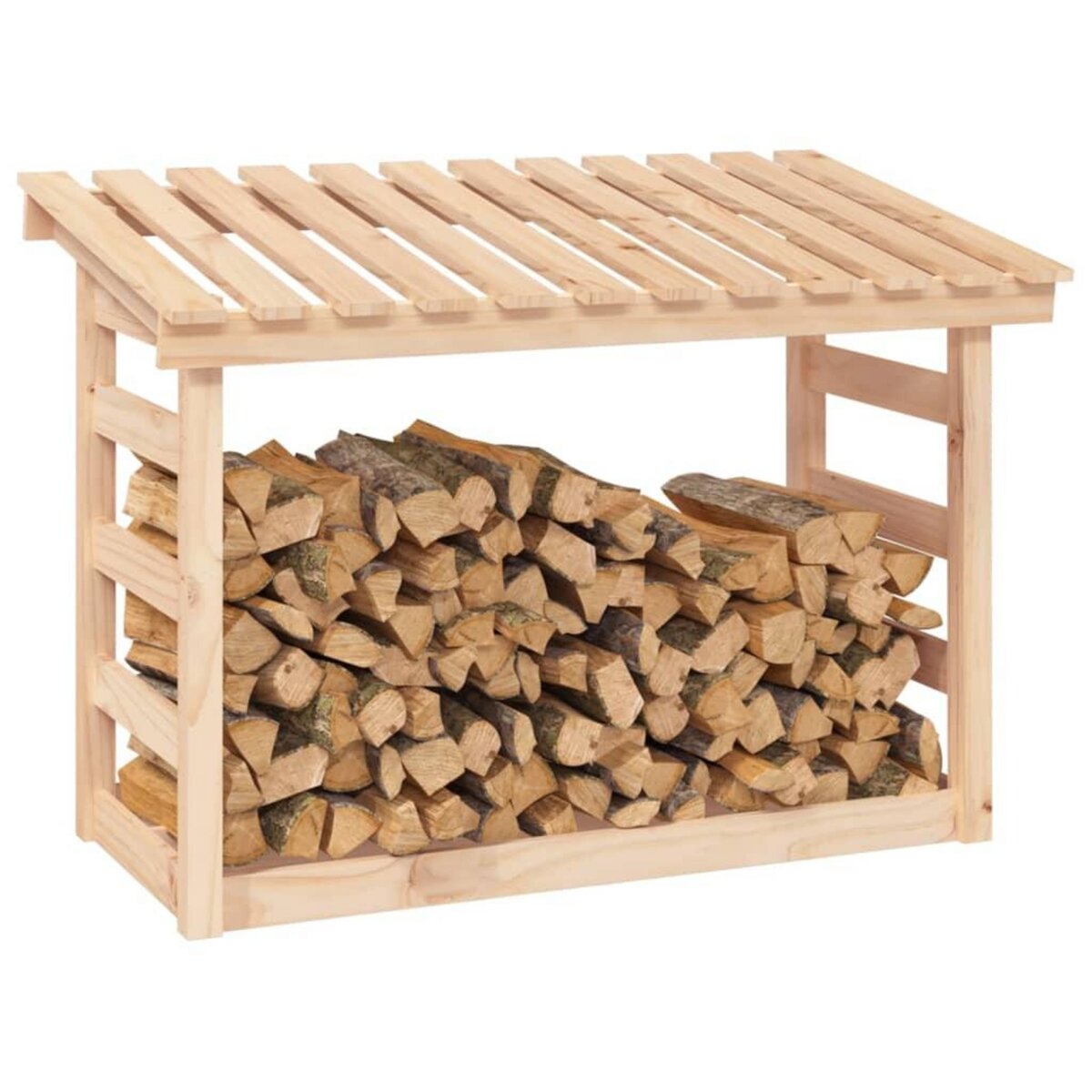 VIDAXL Support pour bois de chauffage 108x64,5x78 cm Bois de pin