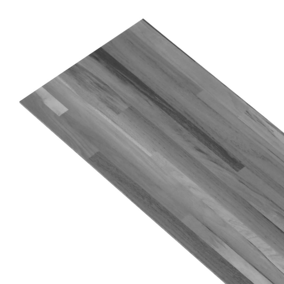 VIDAXL Planches de plancher PVC autoadhesif 2,51 m² 2 mm Gris raye