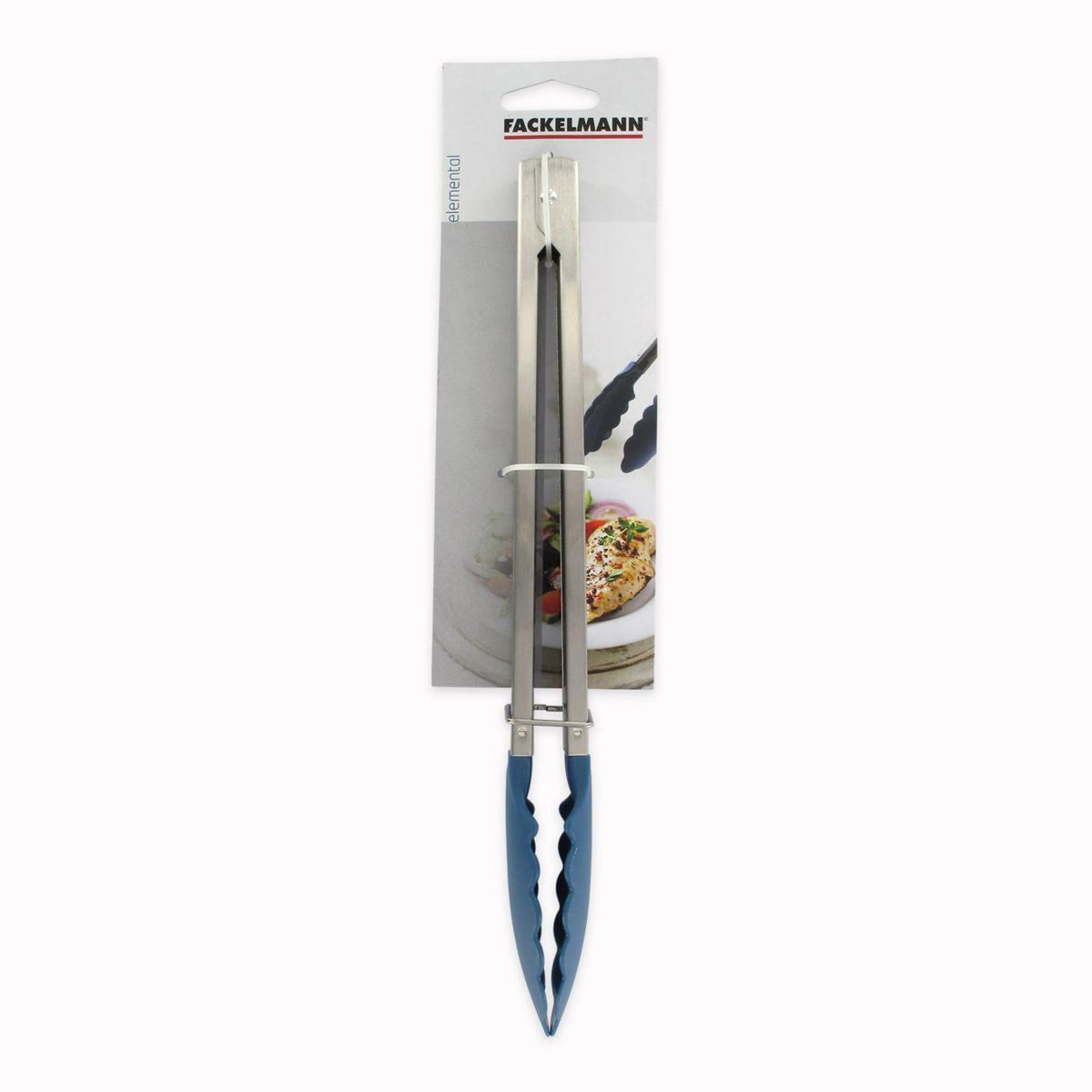 Fackelmann Pince de cuisine en plastique et acier inoxydable 30,4 cm Fackelmann Elemental