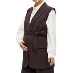MAMALICIOUS Cardigan  Femme Mamalicious Lora. Coloris disponibles : Marron