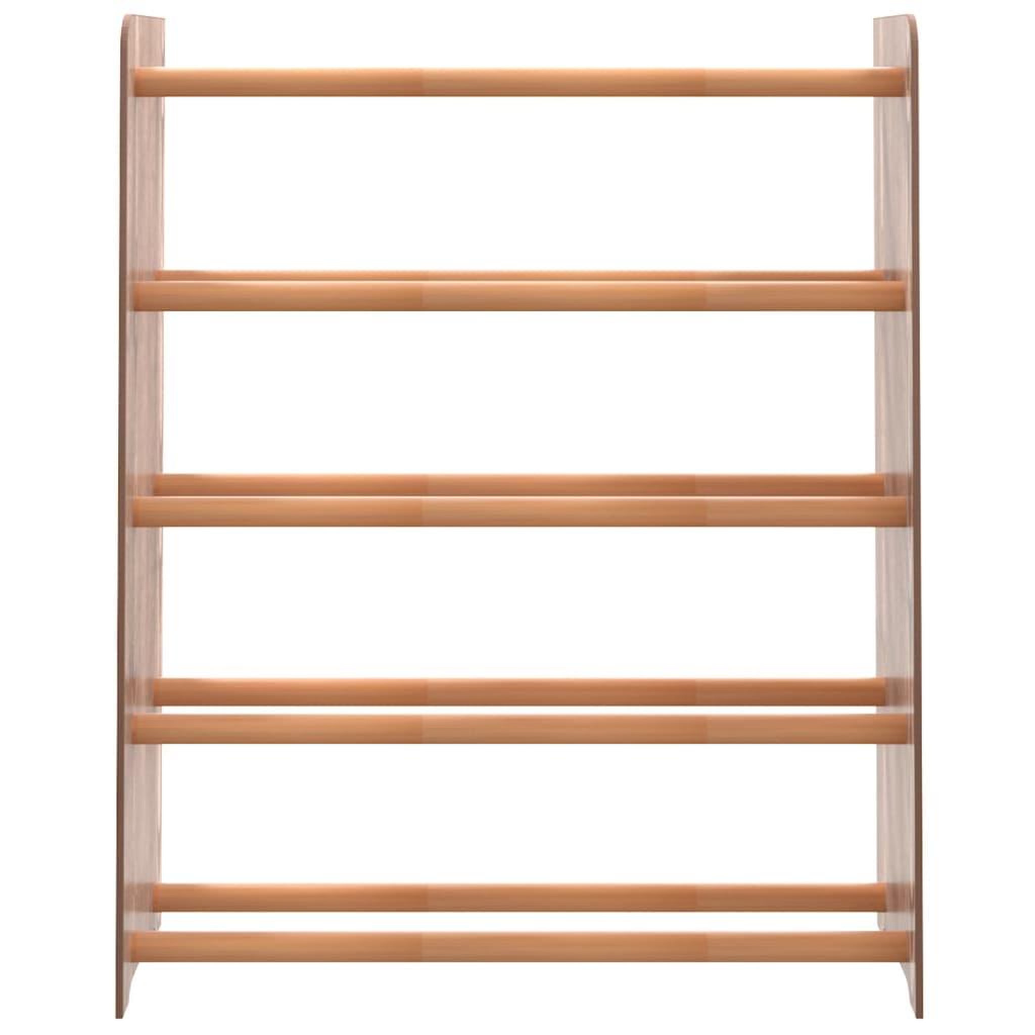Voir la diapositive 3 : VIDAXL Etagere a chaussures Marron 65x24x81 cm Bois d'ingenierie
