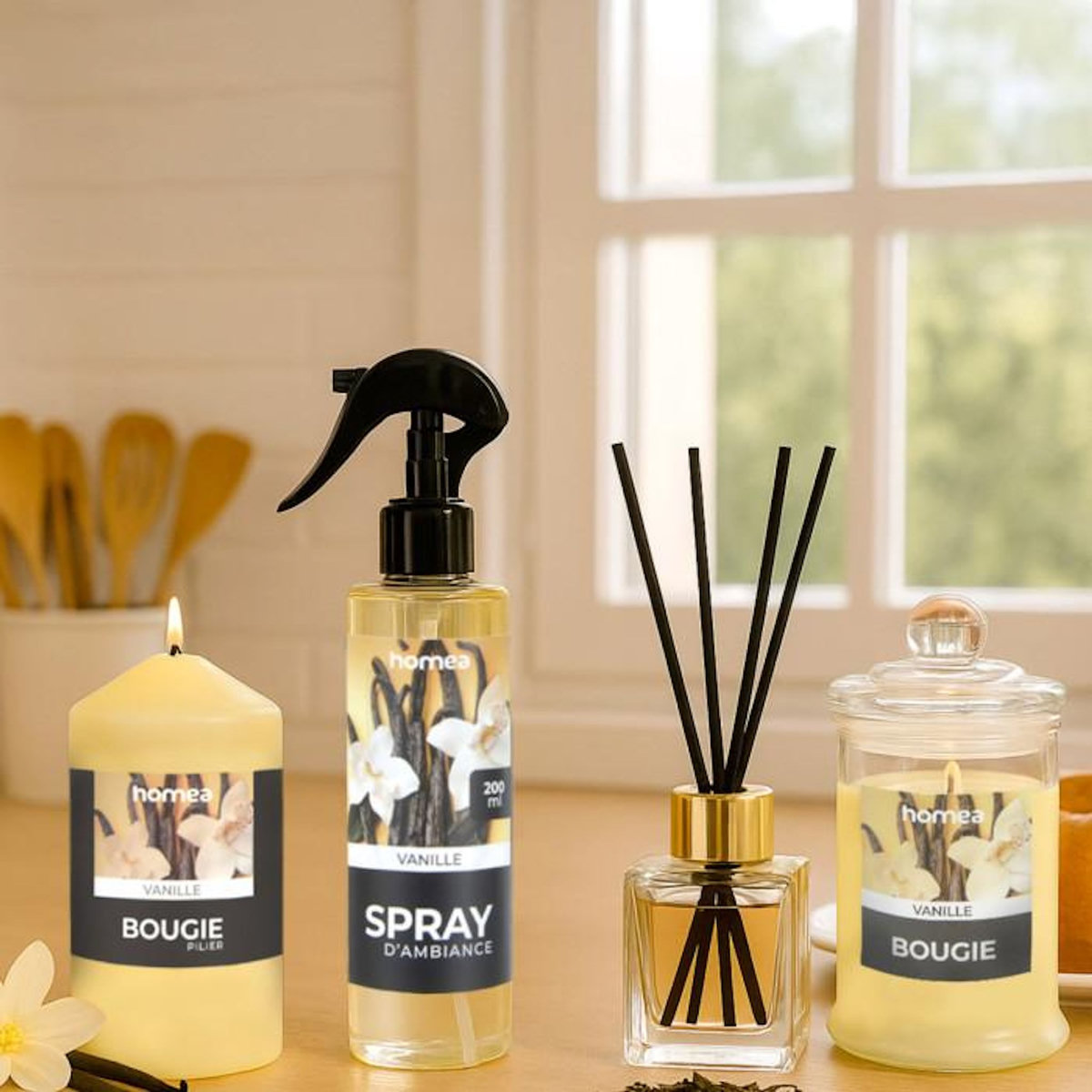 Paris Prix Bougie Pilier  Essentiel II  11cm Vanille