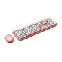 Voir la diapositive 2 : Mobility Lab Combo sans fil clavier + souris - MOBILITY LAB - Pure Color - Rose - Design ergonomique - Frappe discrete