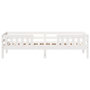 Voir la diapositive 4 : VIDAXL Cadre de lit sans matelas blanc 75x190 cm bois de pin massif
