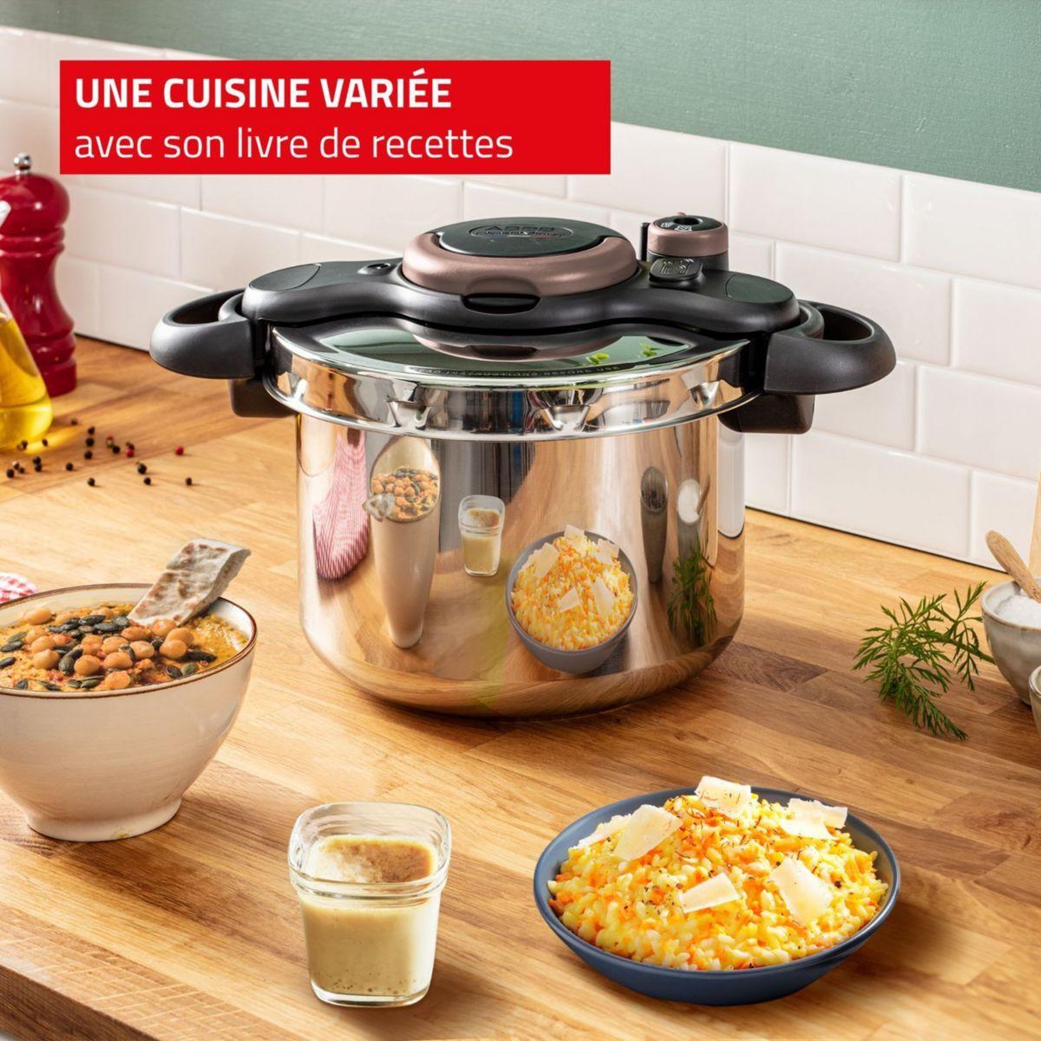 Voir la diapositive 3 : SEB Autocuiseur clipsominut gourmande 7.5l