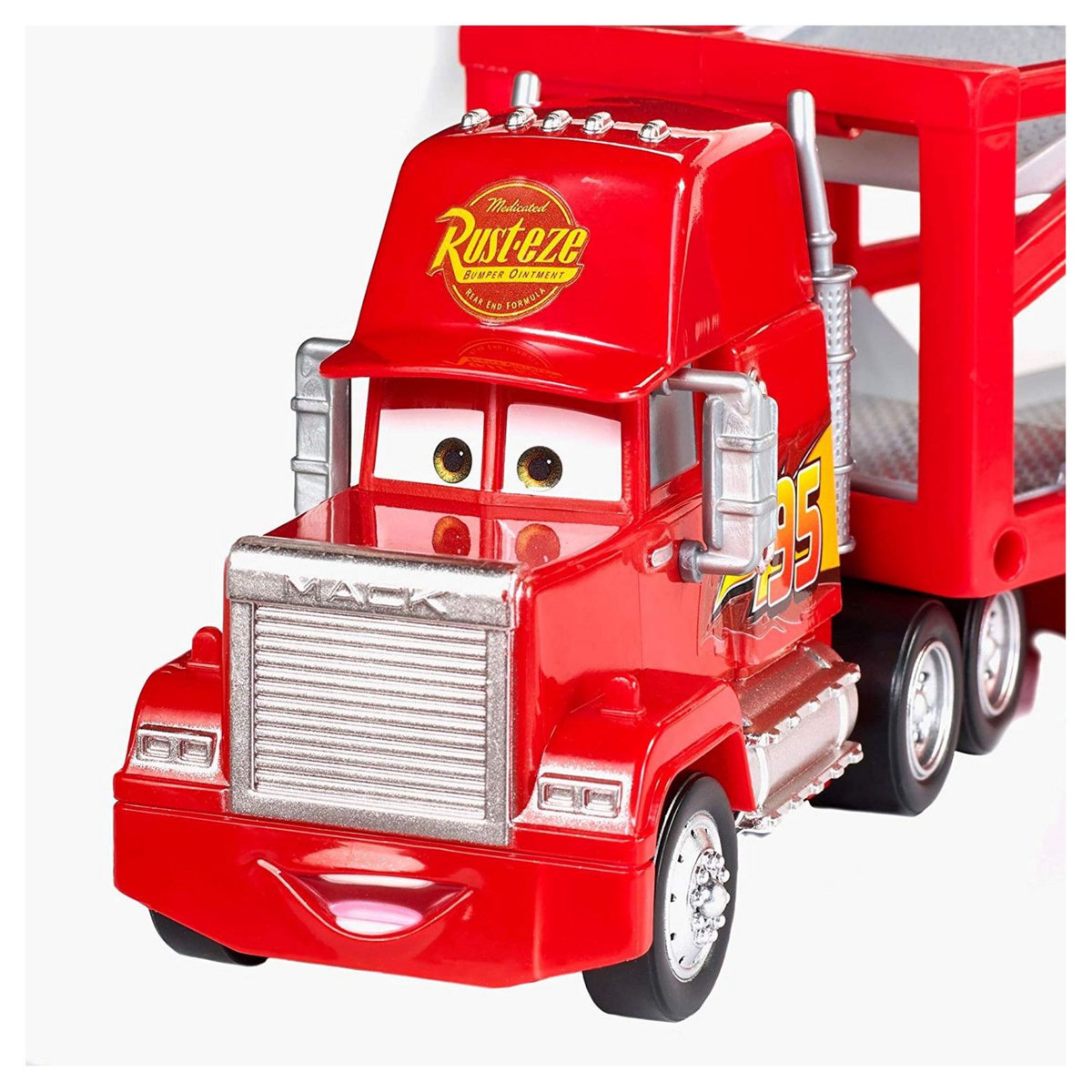 MATTEL Cars - Camion Mack Transporteur 2 en 1