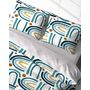 Voir la diapositive 2 : Home collection Parure housse de couette 100%polyester 72gsm arc en ciel