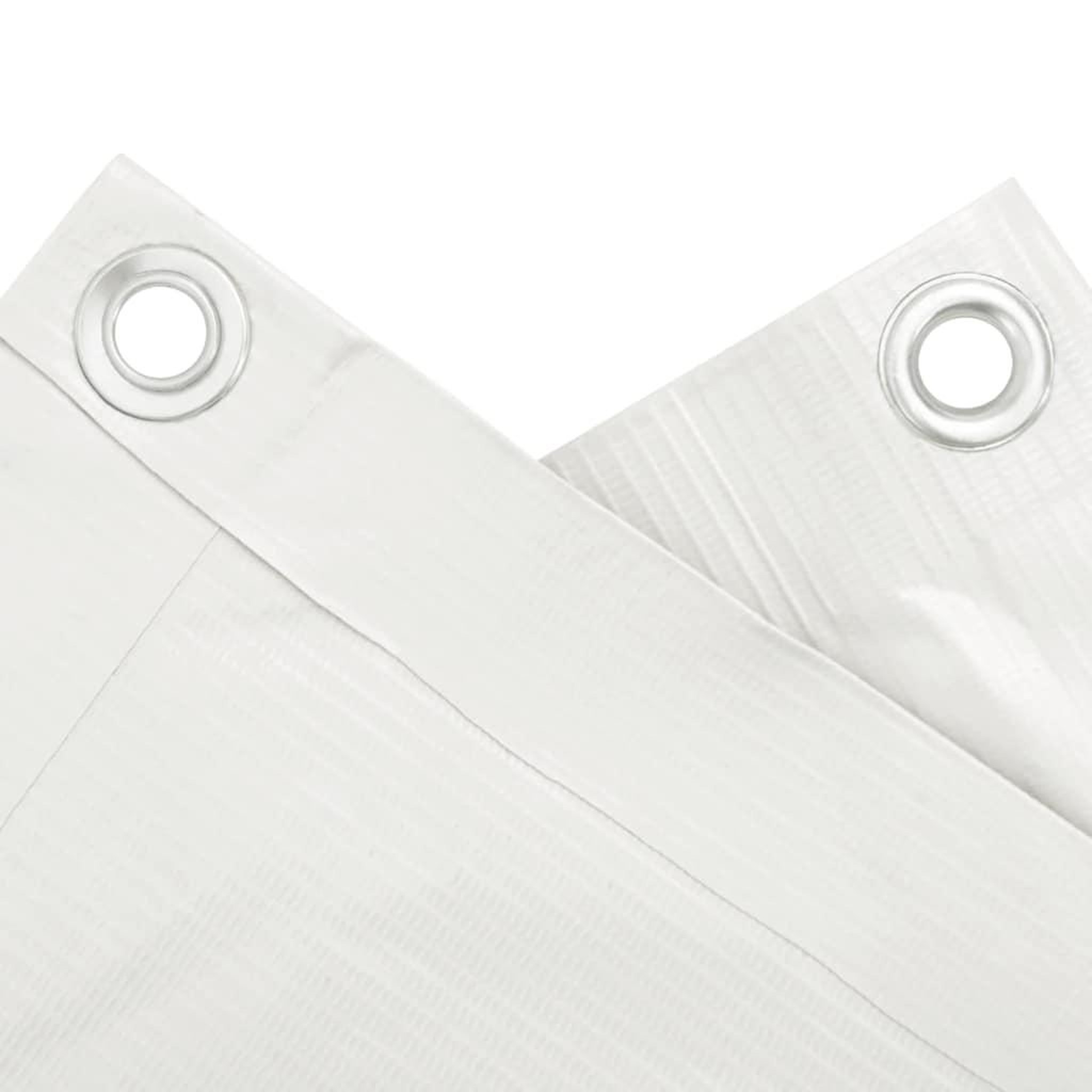 Voir la diapositive 4 : VIDAXL Ecran d'intimite de balcon blanc 400x120 cm PVC