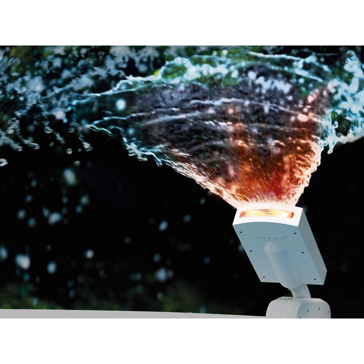 INTEX Fontaine de piscine avec LED multicolore - Intex