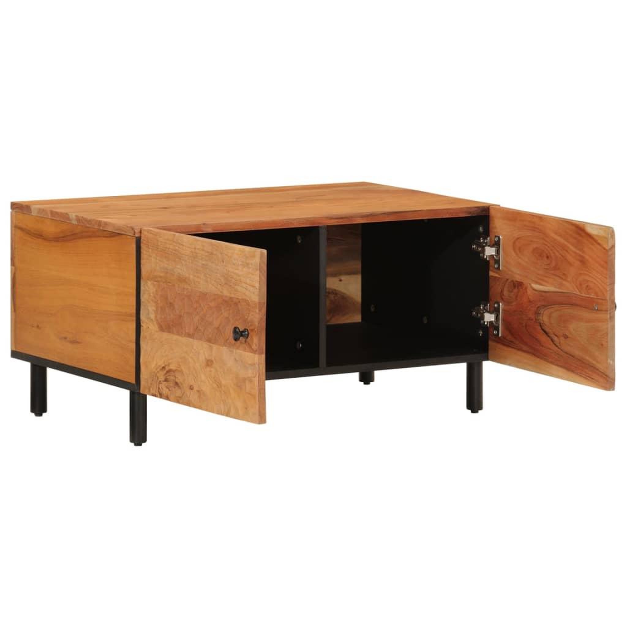 Voir la diapositive 4 : VIDAXL Table basse 80x50x40 cm bois massif d'acacia