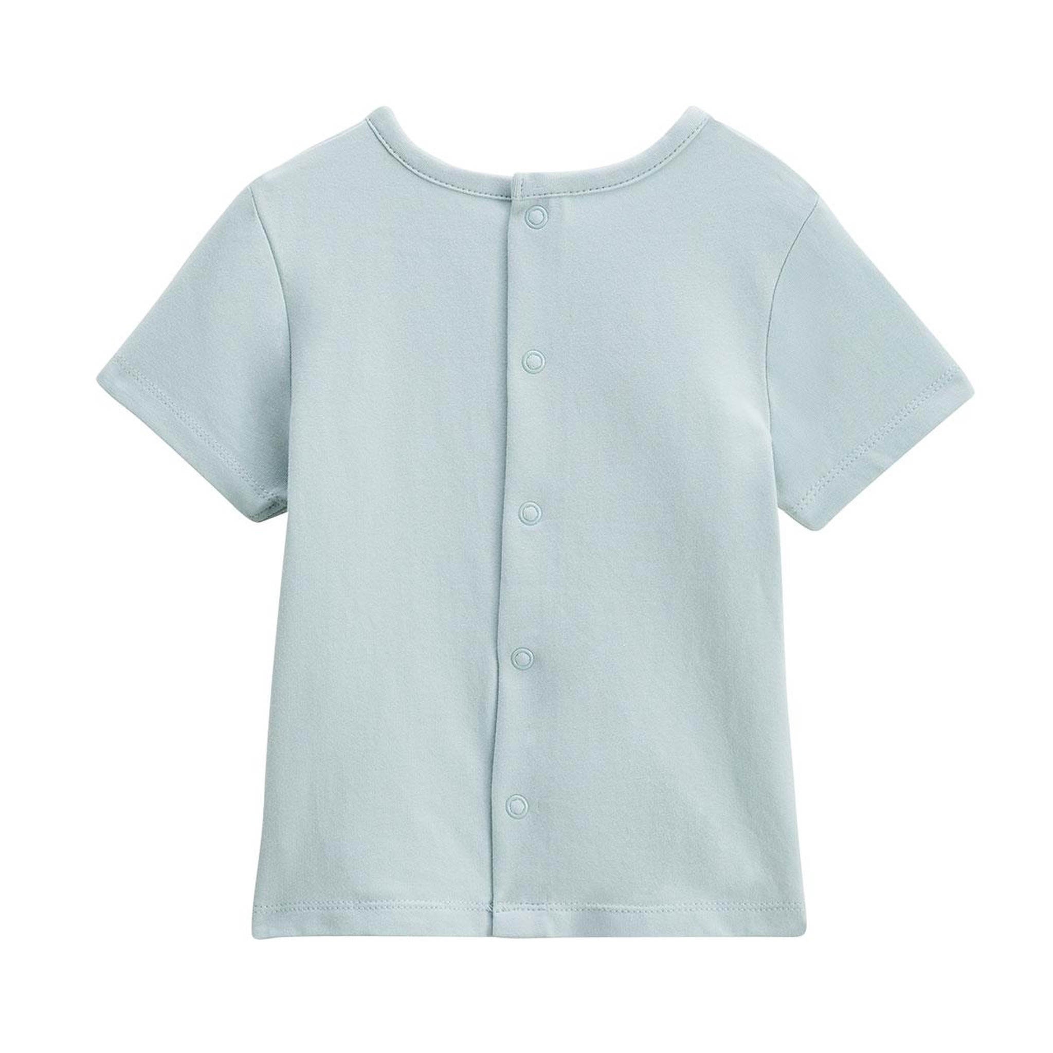 Voir la diapositive 4 : Petit Béguin Ensemble bébé t-shirt et short en gaze de coton elio
