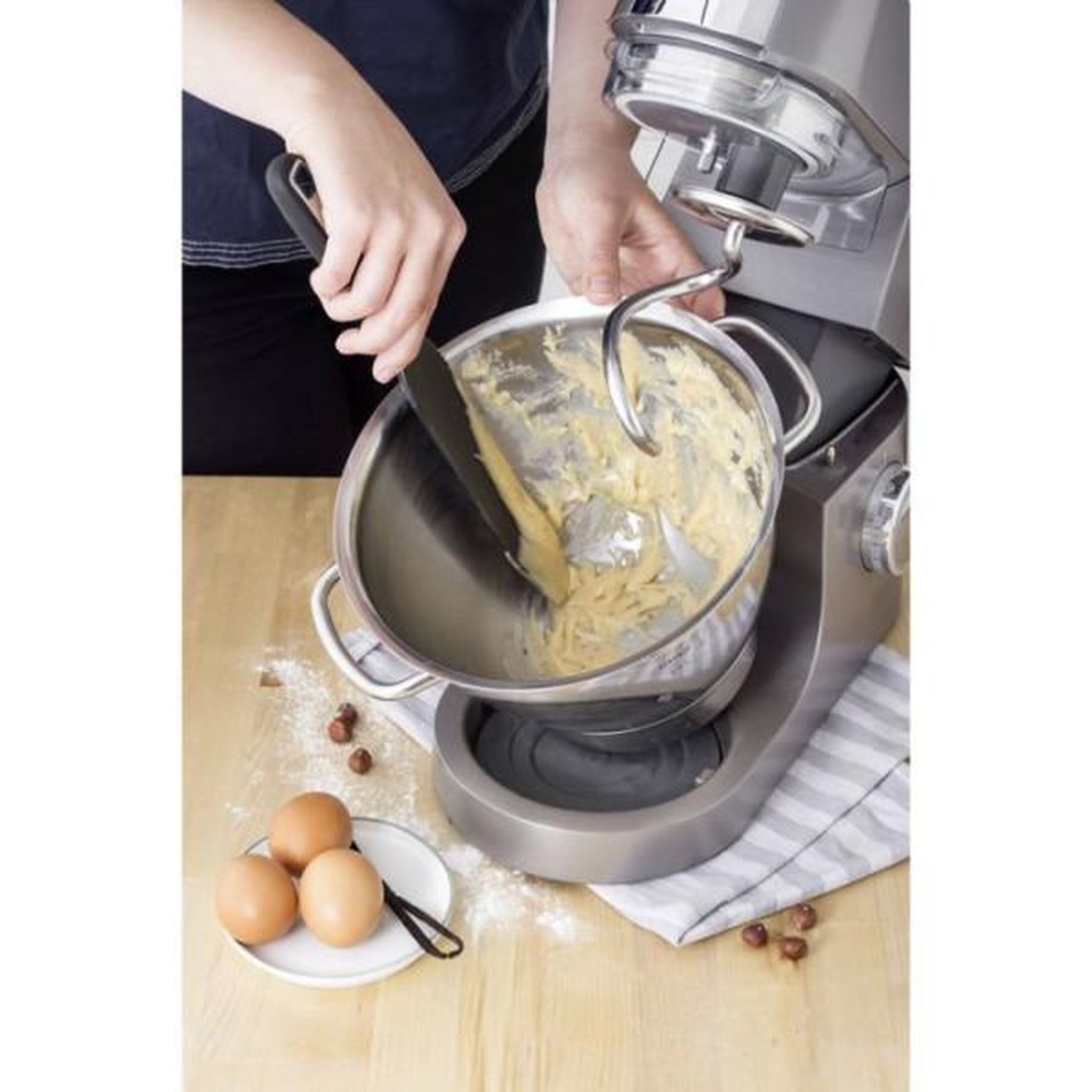 Voir la diapositive 5 : Fackelmann Ensemble de 2 spatules thermomix extra longue - fackelmann - 33 cm