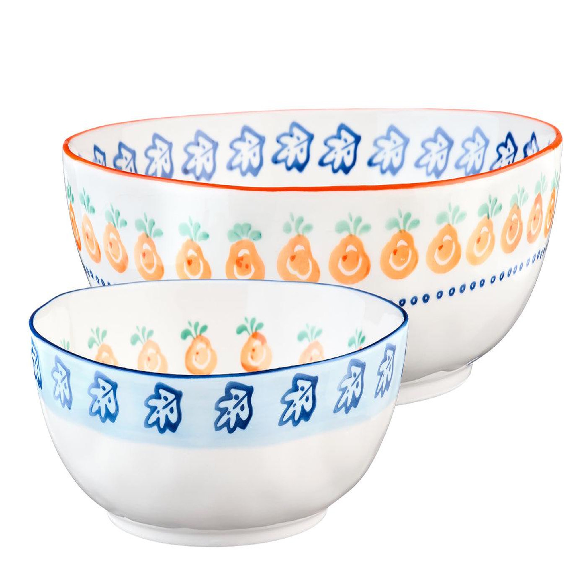 BJORN Saladier NAPOLI Ø23,5cm et Ø28cm - 2 pièces - Agrume