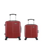 BLUESTAR BLUESTAR - LOT DE 2 - Valises cabine et cabine XXS MIAMI. Coloris disponibles : Gris, Rose, Bleu, Noir, Rouge