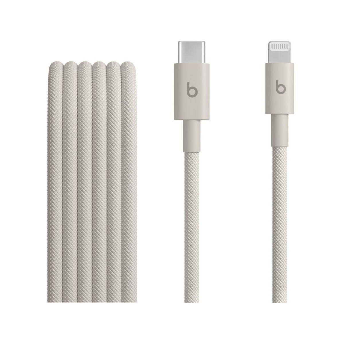 BEATS Câble de charge tissé USB-C vers Lightning 1M50 Gris écl