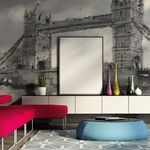 Paris Prix Papier Peint  On the Thames. Coloris disponibles : Multicolore