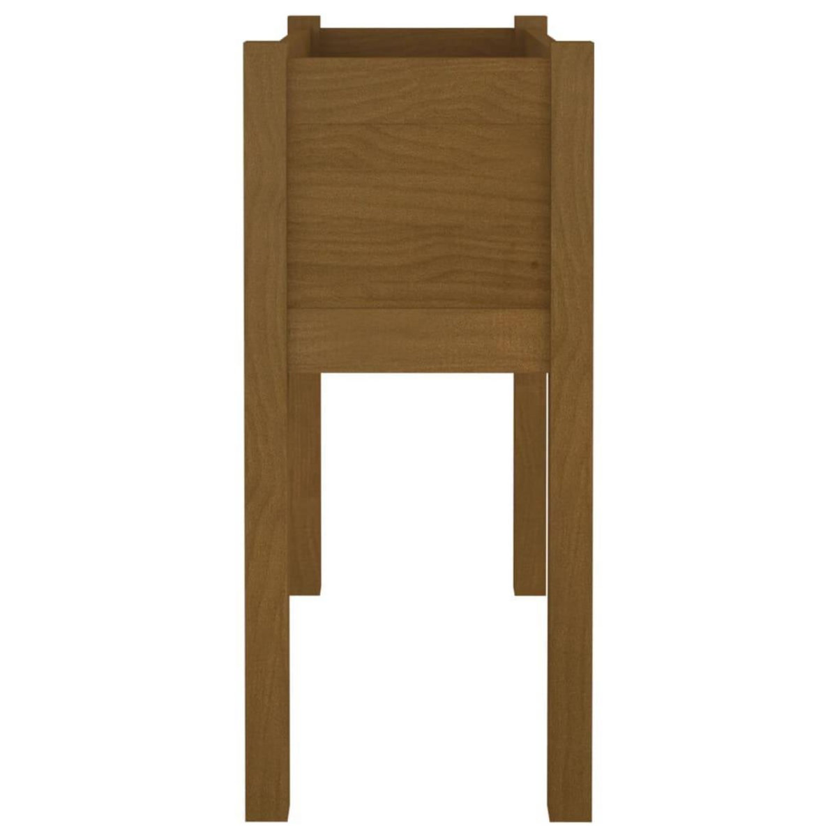 VIDAXL Jardinieres 2 pcs Marron miel 70x31x70 cm Bois de pin massif