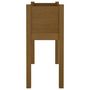 Voir la diapositive 5 : VIDAXL Jardinieres 2 pcs Marron miel 70x31x70 cm Bois de pin massif