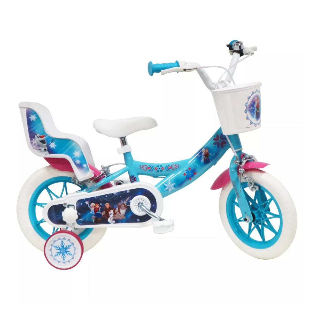 Vélo 12 pouces 2 freins - Reine des neiges 