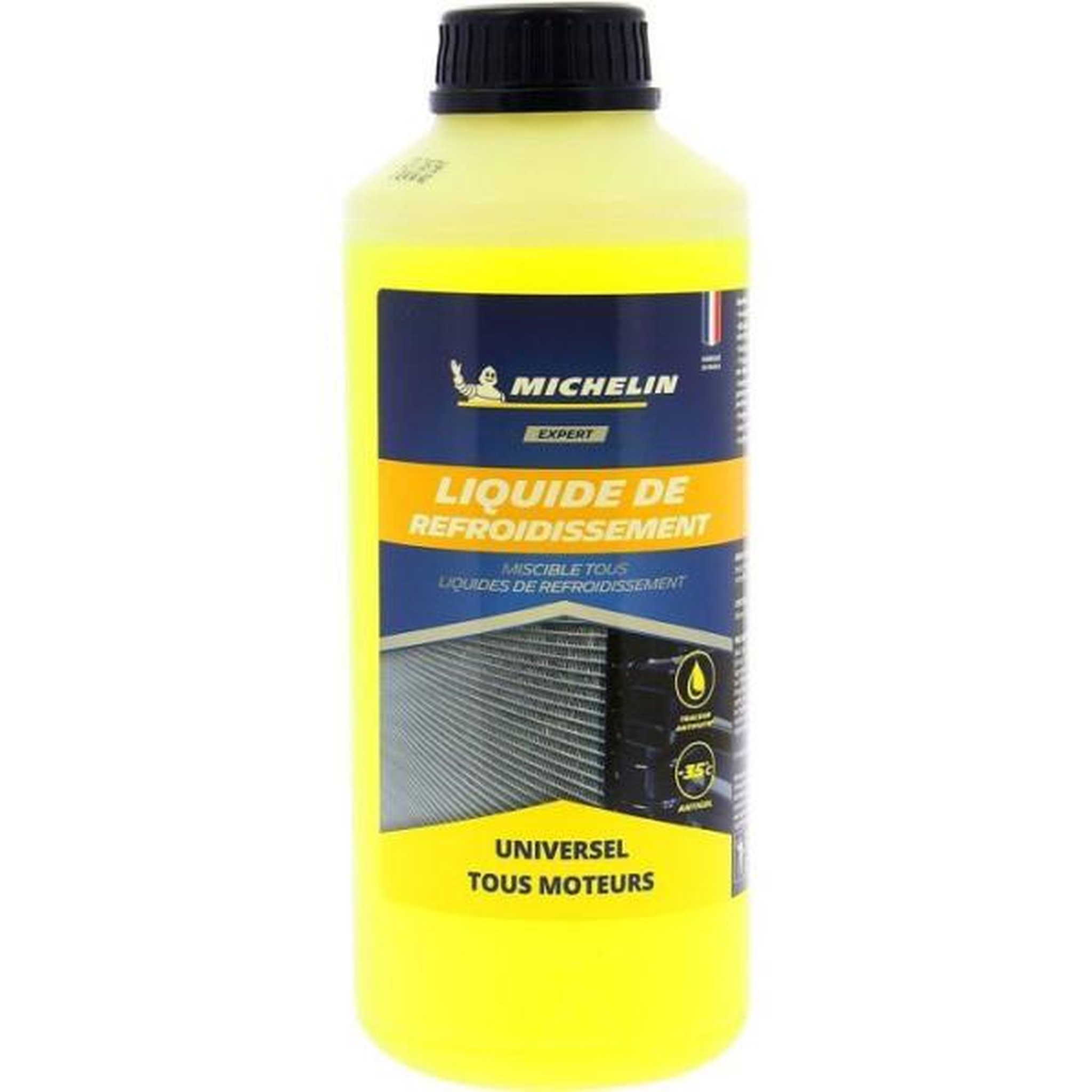 MICHELIN Liquide de refroidissement - michelin - jaune - universel tous moteurs - 1l