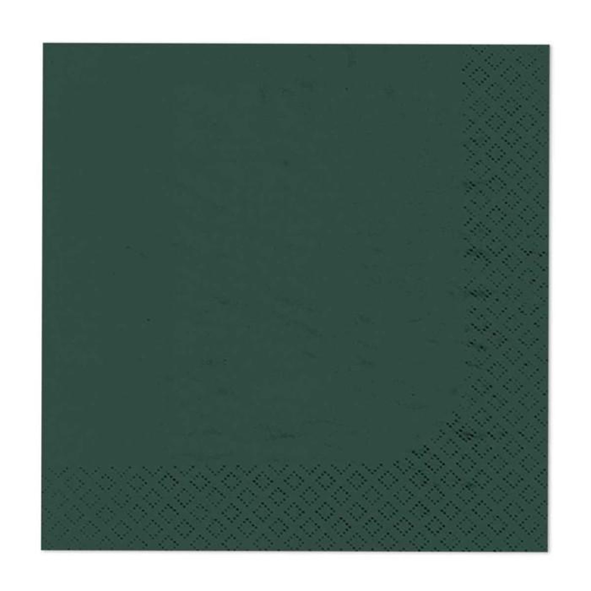 Paris Prix Lot de 20 Serviettes en Papier  Cocktail  25x25cm Vert