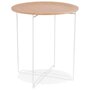 Voir la diapositive 1 : Paris Prix Table d'Appoint Design  Kwiko  46cm Naturel