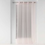 Paris Prix Rideau Voilage à Œillets  Orion  140x240cm Rose
