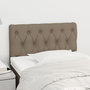 Voir la diapositive 1 : VIDAXL Tete de lit Taupe 80x7x78/88 cm Tissu