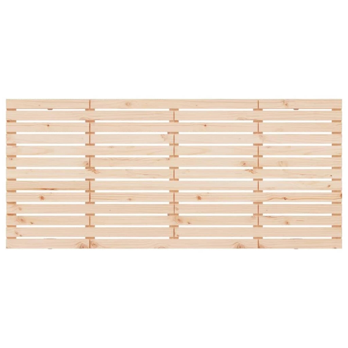 VIDAXL Tete de lit murale 206x3x91,5 cm Bois massif de pin