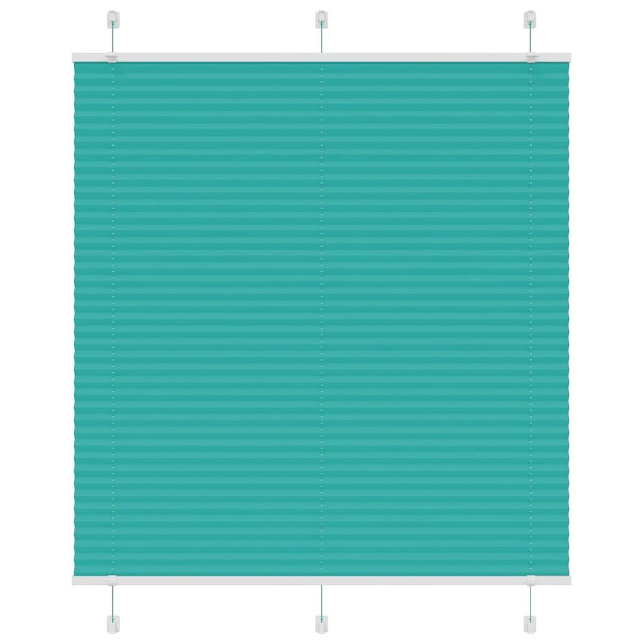 VIDAXL Store plisse vert petrole 115x150cm largeur du tissu 114,4cm