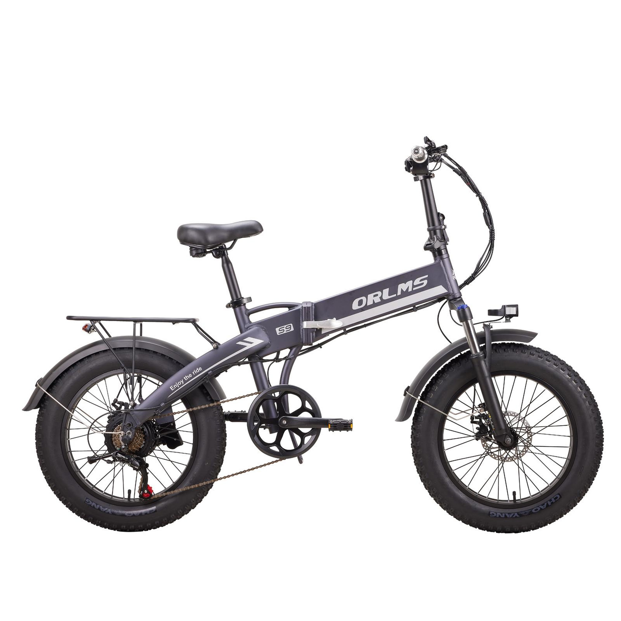 ORLMS Vélo électrique pliable ORLMS S9F. Coloris disponibles : Beige, Gris, Bleu