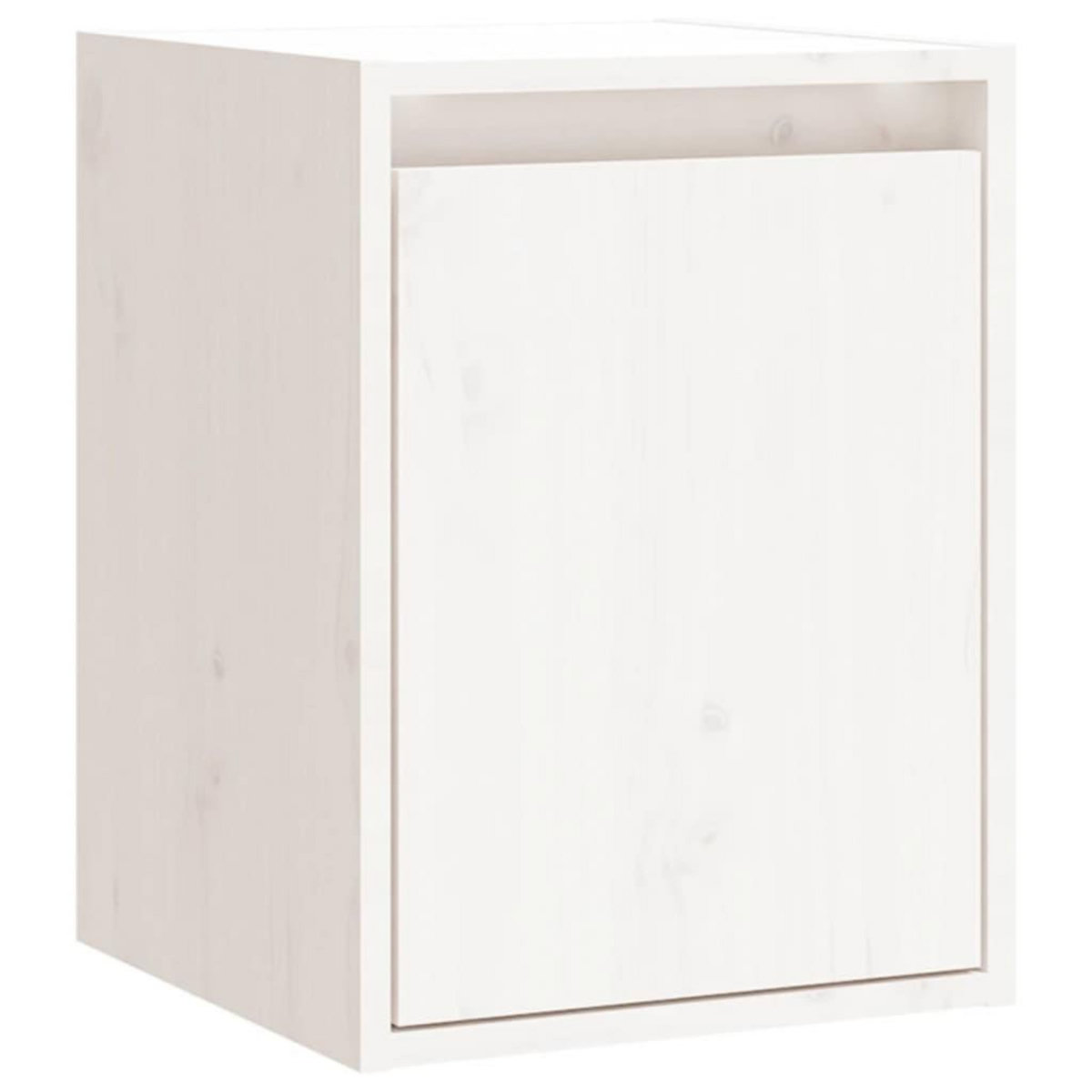 VIDAXL Armoire murale Blanc 30x30x40 cm Bois de pin massif