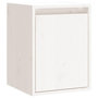 Voir la diapositive 2 : VIDAXL Armoire murale Blanc 30x30x40 cm Bois de pin massif