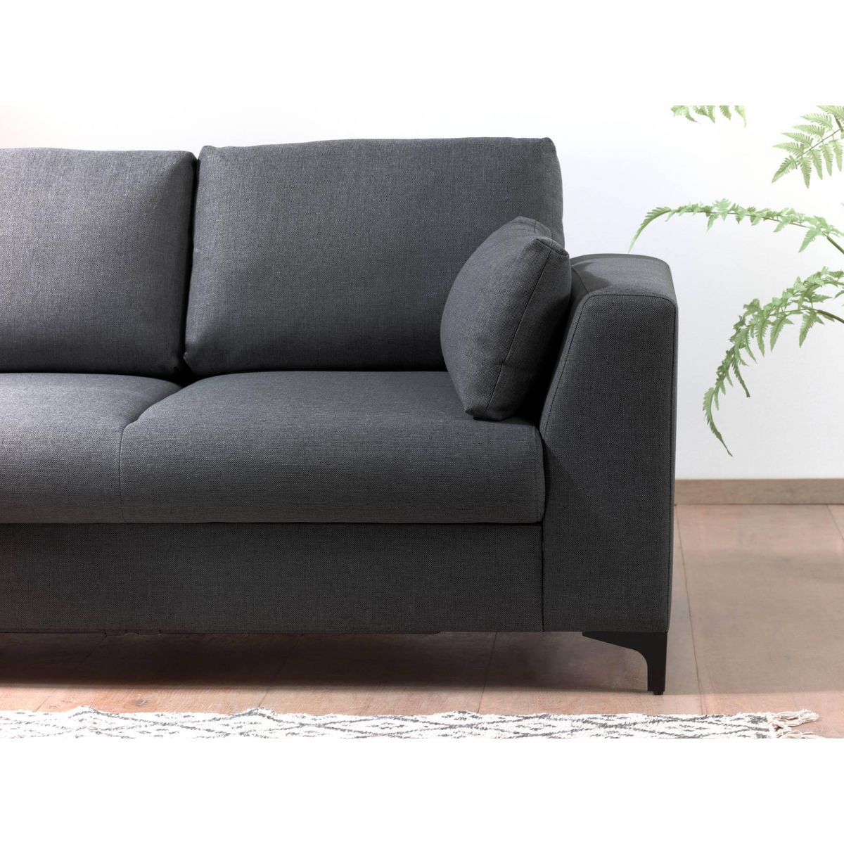 LISA DESIGN Tala - canapé d'angle gauche - convertible - 5 places - en tissu