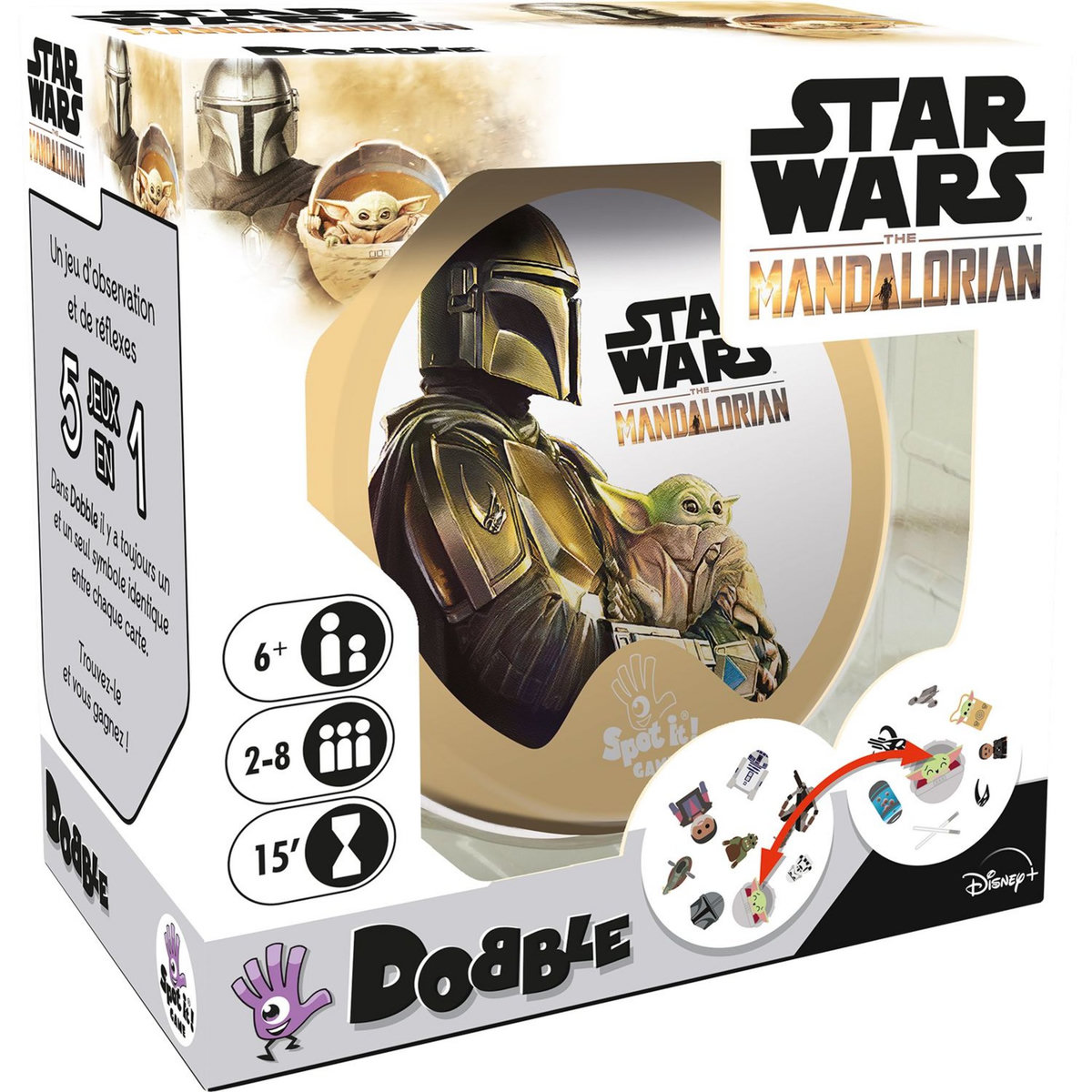 ASMODEE Jeu - Dobble Star Wars Mandalorian 