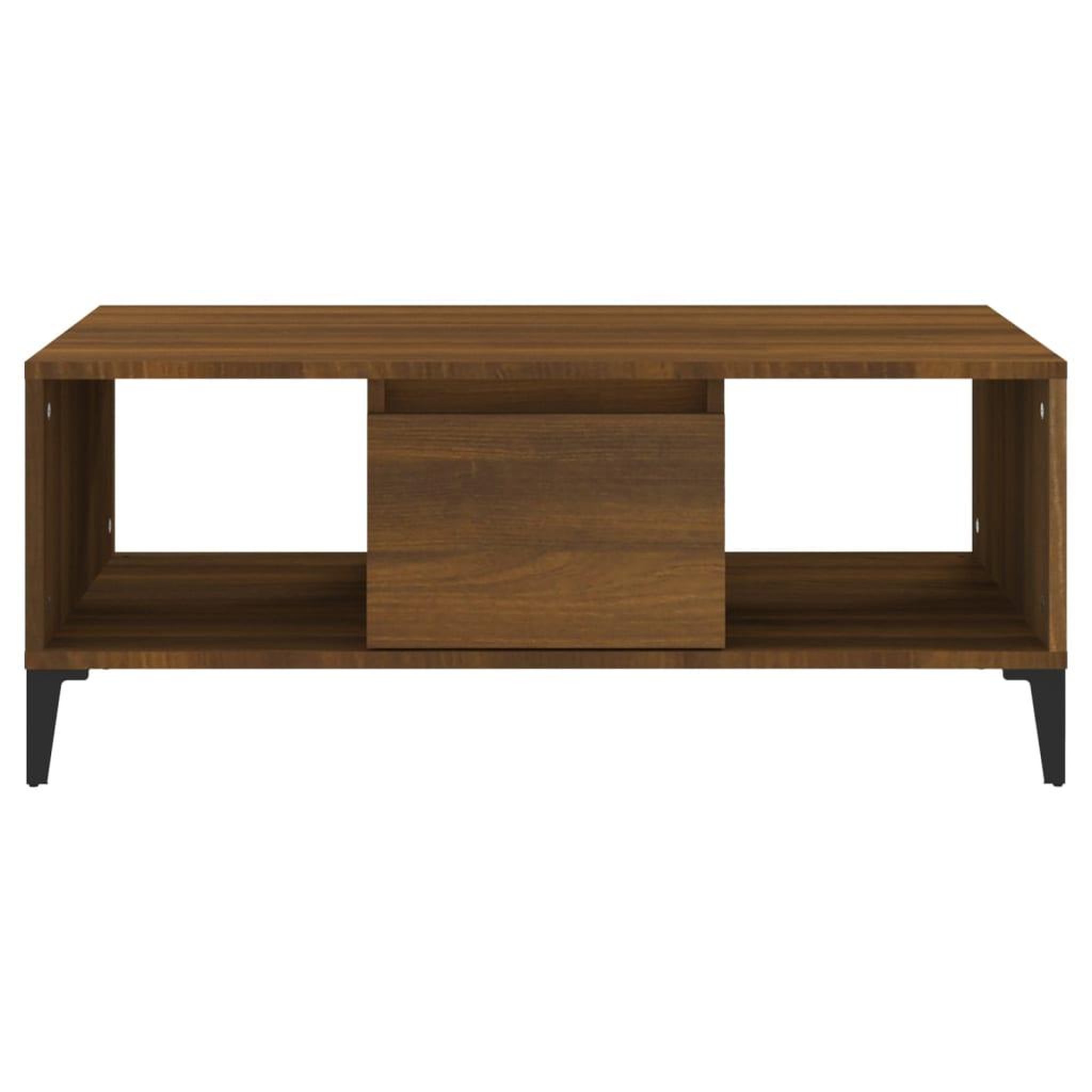 Voir la diapositive 5 : VIDAXL Table basse Chene marron 90x50x36,5 cm Bois d'ingenierie