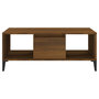Voir la diapositive 5 : VIDAXL Table basse Chene marron 90x50x36,5 cm Bois d'ingenierie