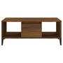 Voir la diapositive 5 : VIDAXL Table basse Chene marron 90x50x36,5 cm Bois d'ingenierie