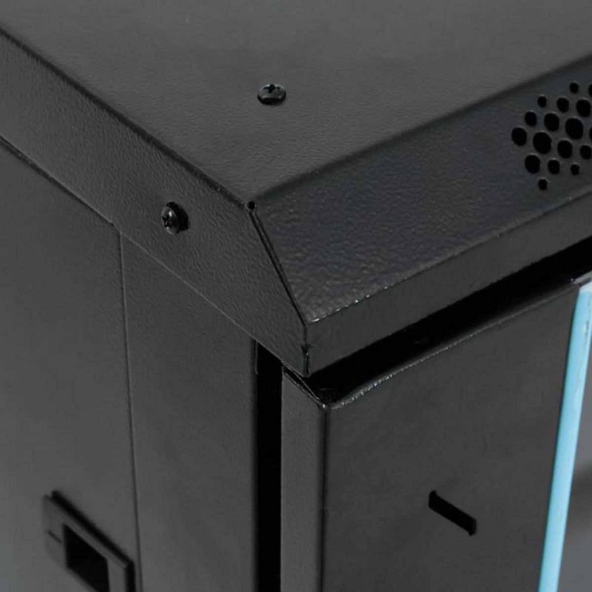 VIDAXL Coffret de réseau 18U 19 IP20 noir 60x60x100 cm