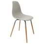 Voir la diapositive 2 : The Home Deco Factory Lot de 4 Chaises scandinave Phenix en polypropylène et métal