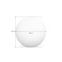 Voir la diapositive 1 : SWEEEK Boule LED – Sphère décorative lumineuse, blanc chaud, commande à distance