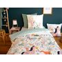 Voir la diapositive 2 : Home collection Parure de couette 2pcs 140x200cm better coton bci made in green tess rando