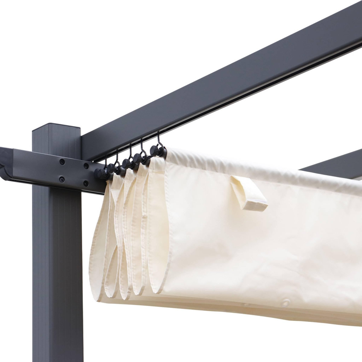 SWEEEK Toile de toit pour tonnelle 3x3m Isla - toile de rechange pergola, toile de remplacement