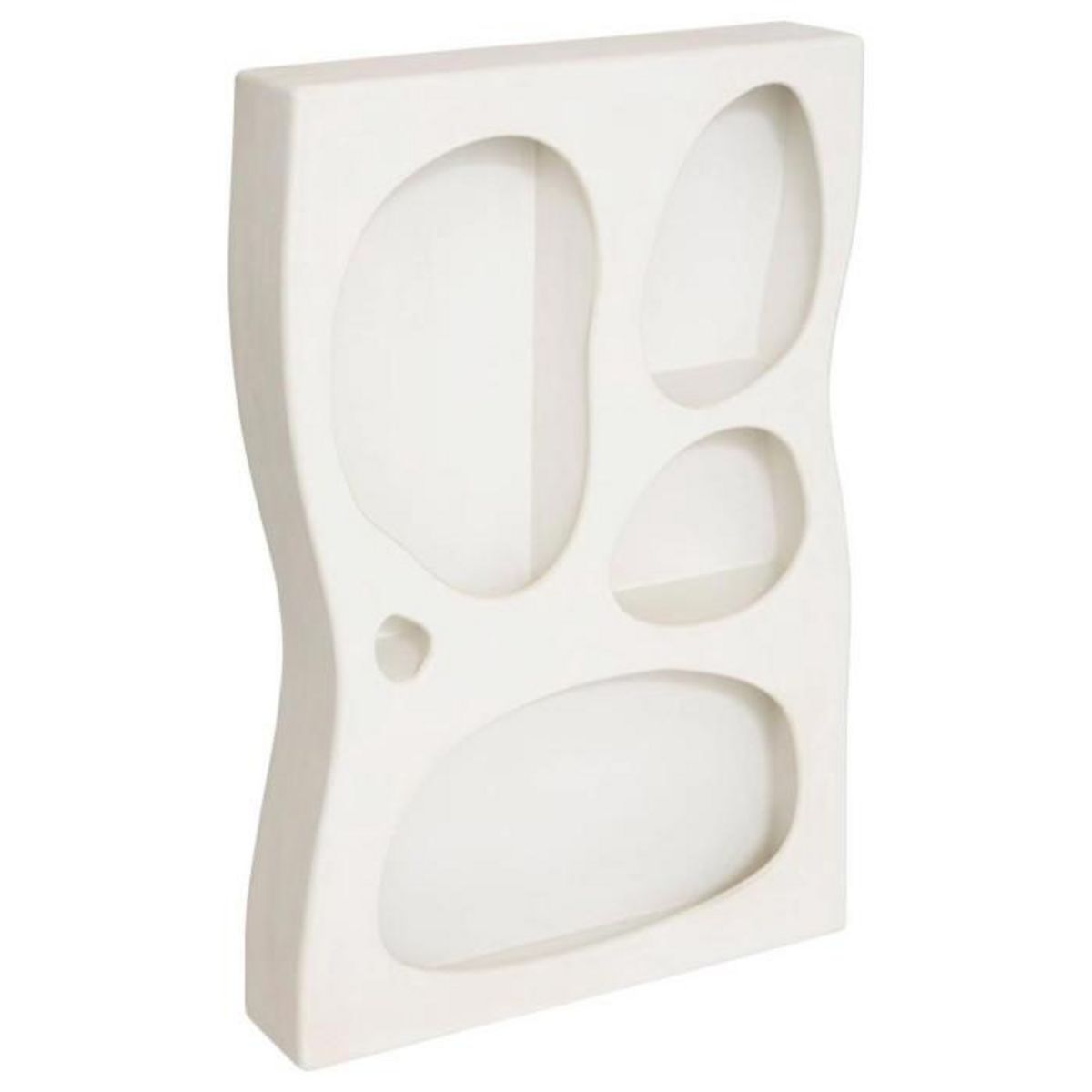 ATMOSPHERA Étagère Murale Organique  Chesni  122cm Blanc
